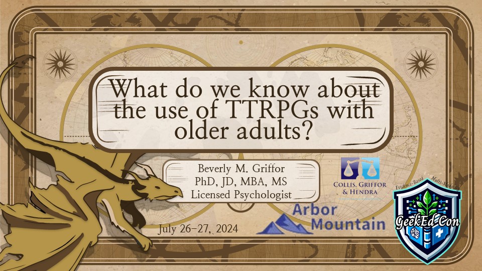 What do we know about the use of TTRPGs with older adults